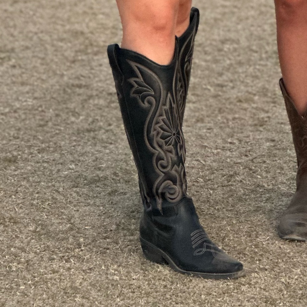 Women's Kenzi Tall Western Dress Boots with Memory Foam Insole -
Wild Fable